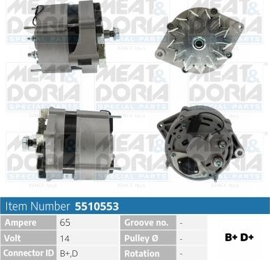 Meat & Doria 5510553 - Ģenerators www.autospares.lv