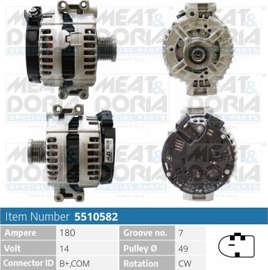 Meat & Doria 5510582 - Ģenerators www.autospares.lv