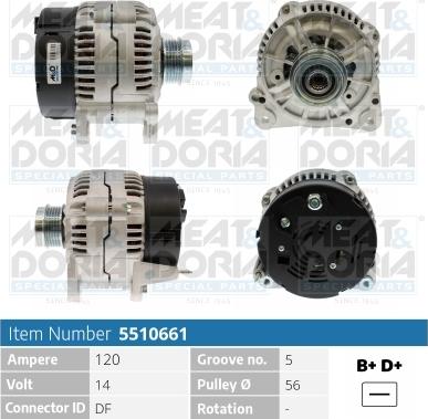 Meat & Doria 5510661 - Ģenerators www.autospares.lv