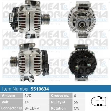 Meat & Doria 5510634 - Ģenerators www.autospares.lv