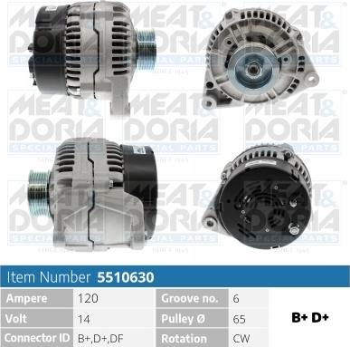 Meat & Doria 5510630 - Ģenerators autospares.lv