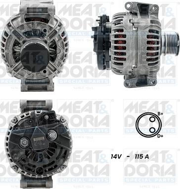 Meat & Doria 5510096G - Ģenerators www.autospares.lv