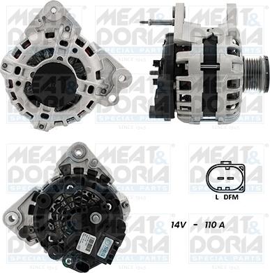 Meat & Doria 55101414G - Ģenerators www.autospares.lv