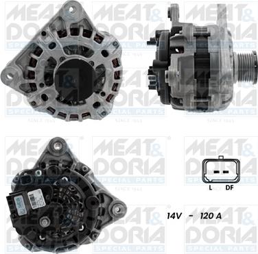 Meat & Doria 55101416G - Ģenerators www.autospares.lv