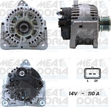 Meat & Doria 55101410G - Ģenerators www.autospares.lv