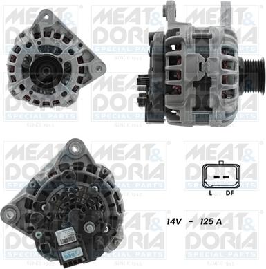 Meat & Doria 55101418G - Ģenerators www.autospares.lv