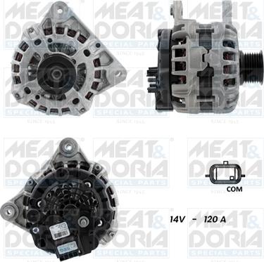 Meat & Doria 55101412G - Ģenerators www.autospares.lv