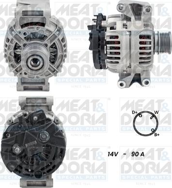 Meat & Doria 5510109G - Ģenerators www.autospares.lv