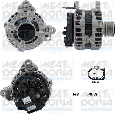 Meat & Doria 55101353G - Ģenerators www.autospares.lv