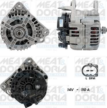 Meat & Doria 55101368G - Ģenerators www.autospares.lv