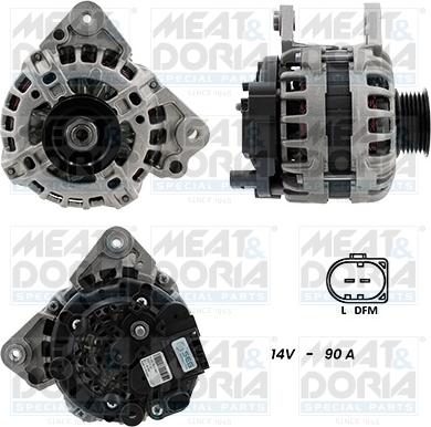 Meat & Doria 55101384G - Ģenerators www.autospares.lv