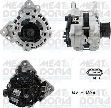 Meat & Doria 55101383G - Ģenerators www.autospares.lv