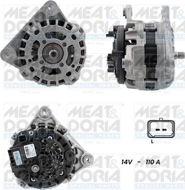 Meat & Doria 55101374G - Ģenerators www.autospares.lv