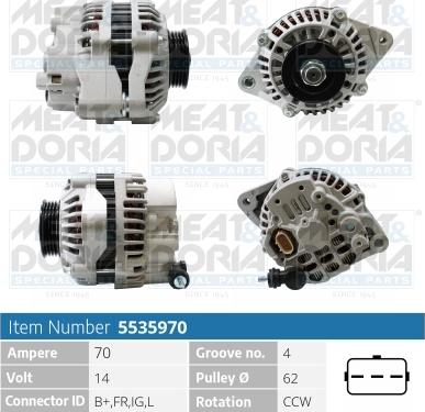 Meat & Doria 5535970 - Ģenerators autospares.lv