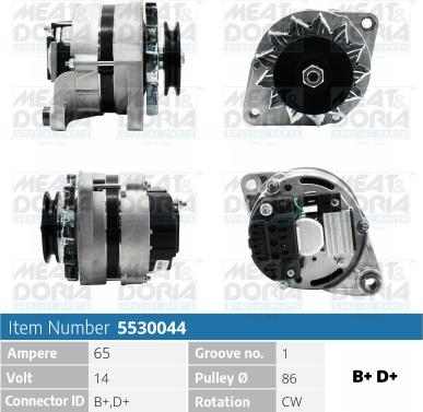 Meat & Doria 5530044 - Ģenerators autospares.lv