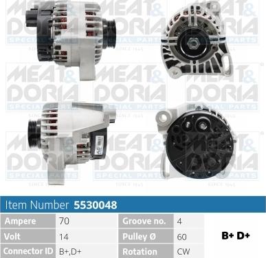 Meat & Doria 5530048 - Ģenerators www.autospares.lv