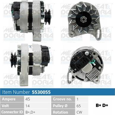 Meat & Doria 5530055 - Ģenerators autospares.lv