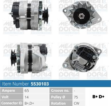 Meat & Doria 5530103 - Ģenerators autospares.lv