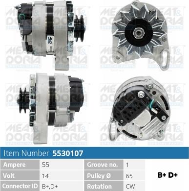 Meat & Doria 5530107 - Ģenerators autospares.lv