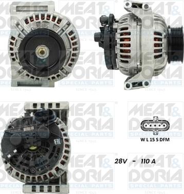 Meat & Doria 5610080G - Ģenerators www.autospares.lv