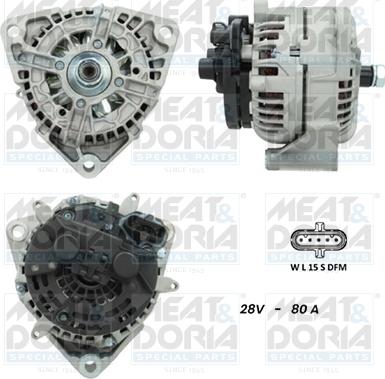 Meat & Doria 5610076G - Ģenerators www.autospares.lv