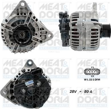 Meat & Doria 5610078G - Ģenerators www.autospares.lv