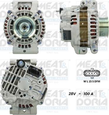 Meat & Doria 5635134G - Ģenerators www.autospares.lv