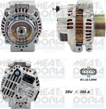 Meat & Doria 5635135G - Ģenerators www.autospares.lv