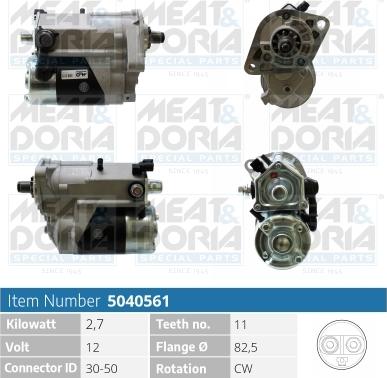 Meat & Doria 5040561 - Starter www.autospares.lv