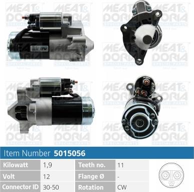 Meat & Doria 5015905 - Starter www.autospares.lv