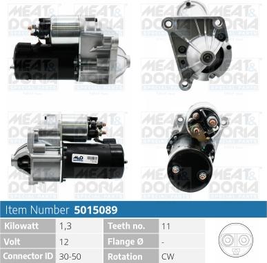 Meat & Doria 5015089 - Starteris autospares.lv