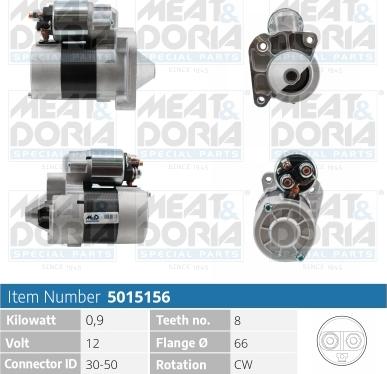 Meat & Doria 5015156 - Starter www.autospares.lv