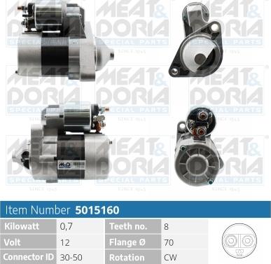 Meat & Doria 5015160 - Starteris autospares.lv