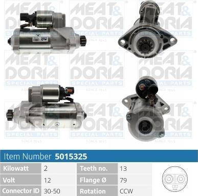 Meat & Doria 5015325 - Starteris www.autospares.lv