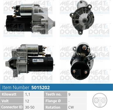 Meat & Doria 5015202 - Starter www.autospares.lv