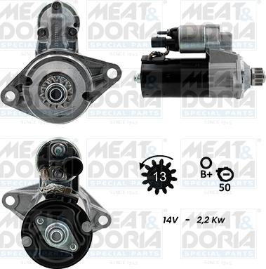 Meat & Doria 5010991G - Starteris www.autospares.lv