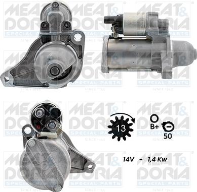 Meat & Doria 5010947G - Starteris www.autospares.lv