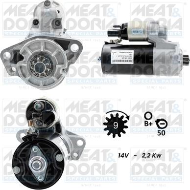 Meat & Doria 5010963G - Starteris www.autospares.lv