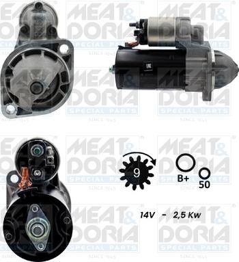 Meat & Doria 5010920G - Starteris www.autospares.lv