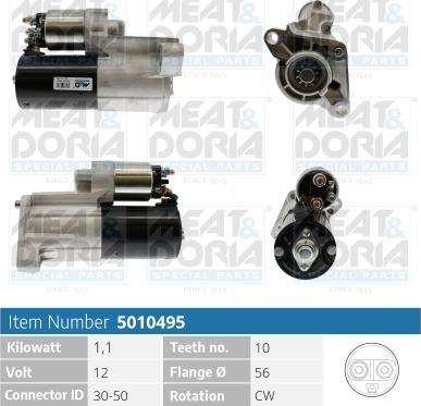 Meat & Doria 5010495 - Starteris www.autospares.lv