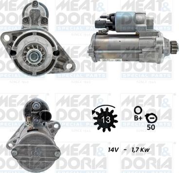 Meat & Doria 5010441G - Starteris www.autospares.lv