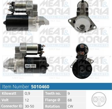 Meat & Doria 5010460 - Starteris www.autospares.lv