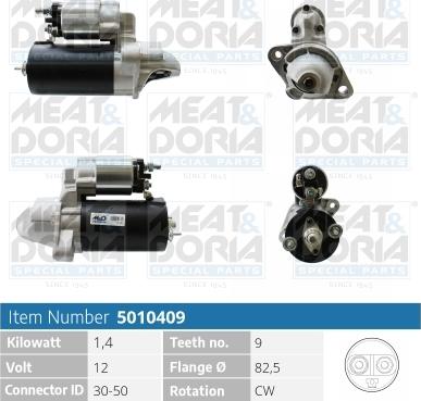 Meat & Doria 5010409 - Starteris autospares.lv