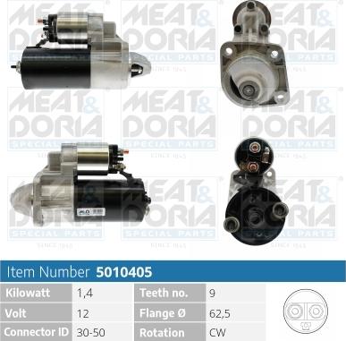 Meat & Doria 5010405 - Starteris www.autospares.lv