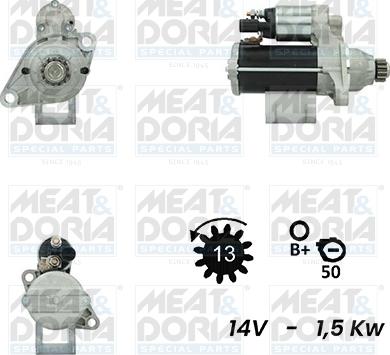 Meat & Doria 5010415G - Starteris www.autospares.lv