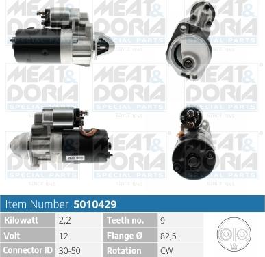 Meat & Doria 5010429 - Starteris autospares.lv