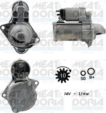 Meat & Doria 5010545G - Starteris www.autospares.lv