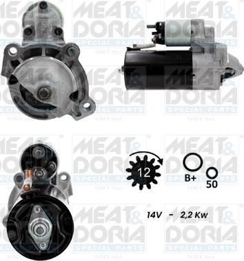 Meat & Doria 5010542G - Starteris www.autospares.lv