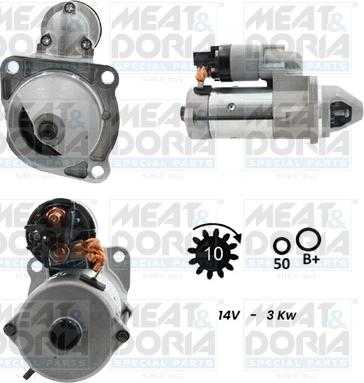 Meat & Doria 5010507G - Starteris www.autospares.lv