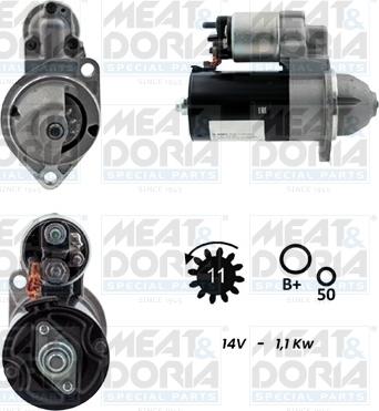 Meat & Doria 5010095G - Starteris www.autospares.lv